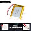 3.7V 1800mAh 804050 Lipo Battery Rechargeable Lithium Polymer ion Battery Pack with PH2.0mm JST Connector（Actual is 2000mAh.)