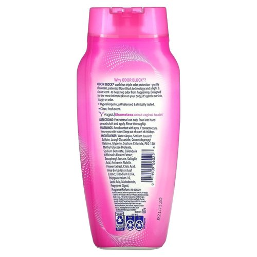 Vagisil Odor Block Daily Intimate Vaginal Wash 12 oz