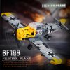 WW2 Military Toy Building Block Set, Compatible with Lego, Create The Karl Giant Mortar Tank and BF109 Fighter Plane, Perfect Military Toy Gift for Boys, and Teens Aged 8-14 (1015 Pieces)