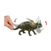 Jurassic World Fierce Force Styracosaurus Camp Cretaceous Authentic Dinosaur Strike Motion Action Figure, Movable Joints, Gift 3 Years & Older