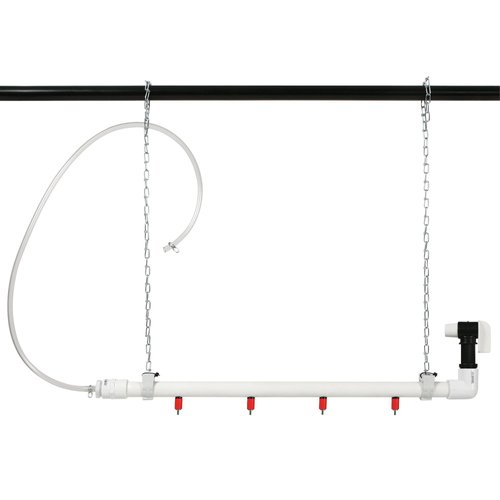 Hanging Tube Poultry Waterer - 4 Nipples