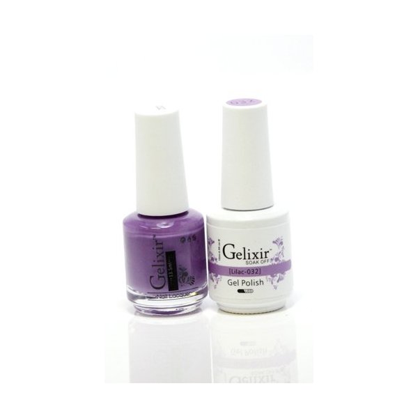 Gelixir matching color & nail lacquer Lilac -032