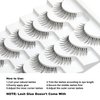KSYOO Light Volume False Lashes Natural Look, False Eyelashes Natural Look, Medium-Length Rounded lashes Seamlessly with Your Natural Lashes -10 Pairs (Natural N10)