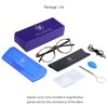 VisionGlobal Blue Light Blocking Glasses for Women/Men, Anti Eyestrain, Computer Reading, TV Glasses, Stylish Oval Frame, Anti Glare(Tortoise,+1.00 Magnification)