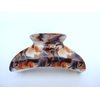 Generic Orange purple mauve white marbled hair claw clip