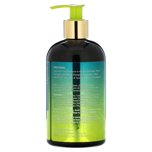 Mielle Avocado & Tamanu Anti-Frizz Shampoo 12 Fl Oz (Pack of 1)