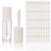 COSIDEA 52pcs Empty White 0.8ml mini lip gloss tubes Sample size lipgloss containers for sample sack lip oil DIY