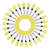 Choose Friendship, My Friendship Bracelet Maker Yellow Expansion Pack, 100 Pre-Cut Threads