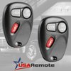 2 Keyless Entry Remote Key Fob - 3 Button