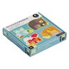 Petit Collage Beginner Puzzle for Kids, Forest Babies – Includes 4 Mini Puzzles (3-5 Pieces Each) – Cute Animal Puzzles for Ages 2+ – Makes a Great Gift Idea