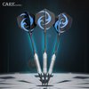 CareGames Soft Darts Set 12Packs with 4 Colors Plastic Shafts,Extra Flights,Points and Flight Protectors