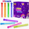 Kids Party Goodie Bag Stuffer Fillers for Toddlers,32 Pack Mini Bubble Wand Toys Gifts for Kids,Small Valentines Mardi Gras Pinata Birthday Party Favors Supplies,School Camping Prizes Treats Non Candy