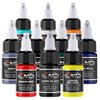 Tattoo Ink 10 Colors Set 1/2oz 15ml/Bottle Tattoo Inks Pigment Kit Superior Tattoo Supplies for Lining, Shading, Tribal, and Blending TI6003-15-10