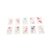 130pcs /Set Temporary Tattoo Stickers,Disposable Waterproof Tattoo 3D Flower Tattoo Stickers Butterfly Fake Tattoo Body Art Sticker