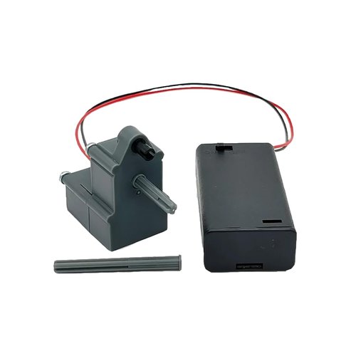 CDX Blocks: Motor and Power Supply - Battery Operated Motor to Automate CDX Roller Coaster Brick Building Sets
