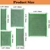 Sunxeke Double Sided PCB Board Kit for DIY Soldering and Electronic Project Circuit Boards Prototype Boards Compatible with Arduino Kits, 2.54mm Male and Female Header Connector