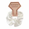 OWITER Satin Bridesmaid Scrunchies Bachelorette Hair Ties Set of 6 Bridal Shower No Damage Hairties ideas Gift for Wedding Party Favors Bridesmaid Proposal Gifts (champagne gold)