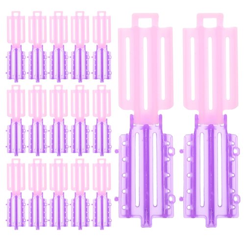 45pcs Hair Rollers Curly Hair Clips Styling Wavy Rollers Women Girl Hair Curlers Without Heat Required Hairdressing Styling Tool for Salon