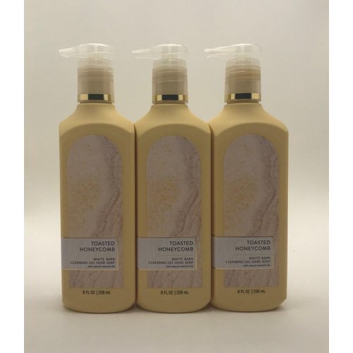 3 TOASTED HONEYCOMB Cleansing Gel Hand Soap barh body