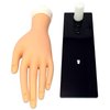 PANA Flexible Bendable Mannequin Nail Art Design Training Hand Tool with Stand Display