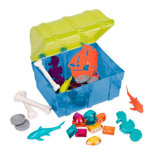 Battat – Diving Game For Kids – Water & Pool Toys – Pirate Treasure Chest – Summer Beach Toys – Pirate Diving Set – 8 Years + (28 Pcs)