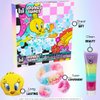 Tweety x Hi Peach Layne Bath Spa Box Gift Set, Head and Wristband Wrap Face Wash Set, Tweedy Bath Bomb (5.8oz), and Rainbow Body Scrub (8.82oz)