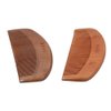 2Pcs Natural Peach Wood Comb, Wide Toothed Wooden Comb Handmade Anti-Static Comb Close Tooth Comb Pocket Sized Fine Tooth Detangling Hair Comb for Women Girls