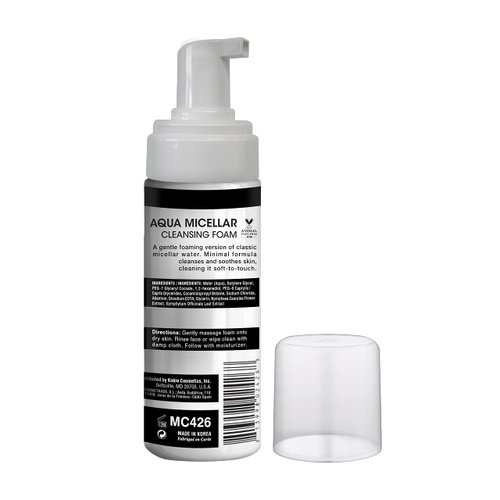 Kokie Cosmetics Aqua Micellar Cleansing Foam, Makeup Remover