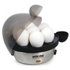 Better Chef Electric Egg Cooker | Stainless Steel | Boil up to 7 Eggs in a Matter of Minutes | Removable Cool Touch Tray | Durable Stainless Steel Base | See-Through Lid