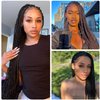 Brazilian Wool Hair Acrylic 100% 8PCS for African Crochet Braid/Box Braids/Jumbo Braiding/Senegalese Twist/Faux Locs/Twist Wraps Synthetic Fiber Hair Extensions Natural Black Color