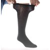 12 PAIR KNEE HIGH DIABETIC SOCKS BLACK BIG MEN PHYSICIAN'S CHOICE OVER THE CALF CREW 13-15
