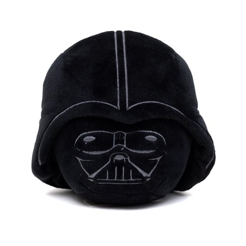 Star Wars Dog Toy, Darth Vader Helmet Black Pet Toy, Plush, 3.5" x 6"