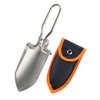 AceCamp Lightweight Small Folding Shovel Foldable Garden Handy Camping Trowel for Backpack Gardening and Potting Multi-Tool with Carrying Case