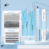 KevKev Lash Tweezers Set Eyelash Tweezers Lash Extension Tweezers Lash Applicator Tool 3 in 1 Lash Applicator Tool Set with Lash Brush Eyelash Tweezers for False Lashes