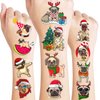 86 PCS Pug Temporary Tattoos Themed Birthday Party Decorations Supplies Favors Decor Cute Dog Puppy Stickers Gifts for Kids Girls Boys School Prizes Rewards