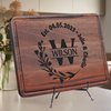 Personalized Wedding Anniversary Registry Gifts, Custom Engraved Cutting Board for Couples, Women, Men, Newly Wedding Gifts Serving Board, Christmas, Housewarming, Bridal Shower and Engagement Gift