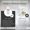 MILK & WATER All in One Baby Bottle & Baby Formula Dispenser On The Go, 5oz - Keeps Water Warm & Formula Fresh - Baby Formula Mixing Bottle with Anti Colic Nipple - Leak-Proof - 3+ Months (White)