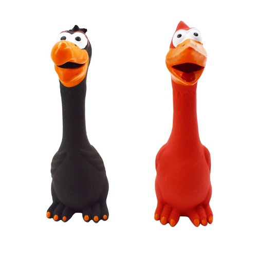 TUICARE Chew-Resistant Chicken Dog Toy Realistic Sound to Entertain Safe for Teeth Ideal for Tug and Fetch Games Suitable for Young and Senior Dogs