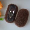Bump It Up Inserts Hair Clips Sponge Volume Hair Base Head Cushion Invisible Fluffy Hair Pad Hair Style Tool for Women 4 pcs (Brown)