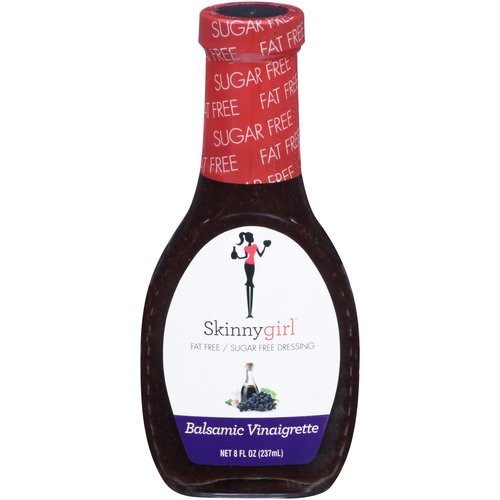 Skinnygirl Fat-Free Salad Dressing, Sugar-Free Balsamic Vinaigrette, 8 Ounce