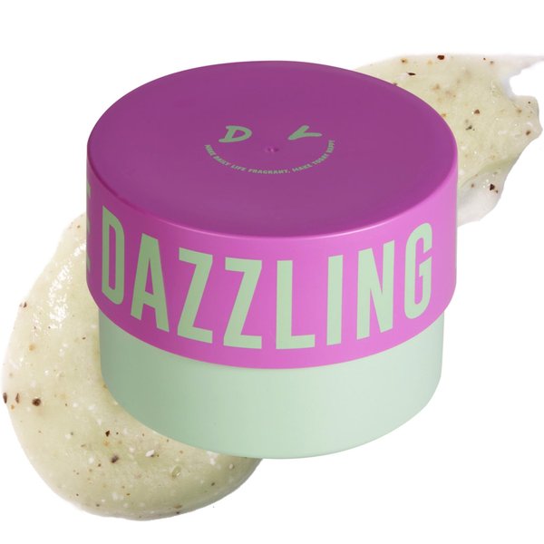 [Dear Doer] Dazzling Body Scrub | Vegan | 10.1 fl oz (300 ml) | Floral Scent, Soft Formula with Plant-Derived Ingredients and Grapeseed for Gentle Exfoliation