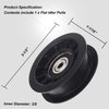Karbay 539110311 Lawn Tractor Idler Pulley Replacement Compatible with Husqvarna Craftsman Poulan Zero-Turn Mower 14259 84005748-3/8" ID & 3-1/2" OD (1 Pack)