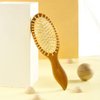 TAN MUJIANG Hair Brush Iroko Wood Scalp Massage YM
