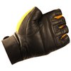 Muscle Composition Gym Gloves with Wrist Closure for Men & Women, Padded Workout Crossfit, Weightlifting, Black/Yellow or Black, Premium Quality (XX-Small)