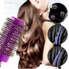 Aozzy 5pcs Blow-Drying Round Hair Brush Set - Ceramic, Boar Bristle Brush for Women - Thermal Barrel Brush Set, Styling & Roller Brush for Shiny, Smooth and Bouncy Hair
