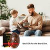 Inferno Styler by EAGLE FORTRESS 100% Boar Bristle Beard Hair Brush for Men - Portable Military Style Beard Brush with Hand-Polished Wooden Handle - Smoothing for Effortless Grooming