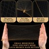 400 Pcs Hair Nets for Women Hair Nets for Food Service Invisible Elastic Edge Mesh 20 Inches Hair Nets, Ballet Dance Hair Bun (Gold)
