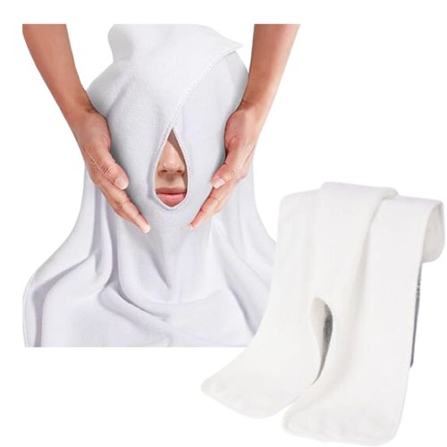 Generic Microfiber Facial Towels for Estheticians - Soft Spa Towels for Face and Massage - Ideal for Estheticians and Spa Treatments (Grey, Pack of 5) (White)