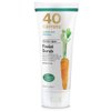 40 Carrots Carrot Aloe Facial Cleansing Facial Scrub - Helps Improve Skin Tone & Texture | Get Softer Radiant Looking Skin | Made in USA, Paraben & Cruelty Free (3oz)