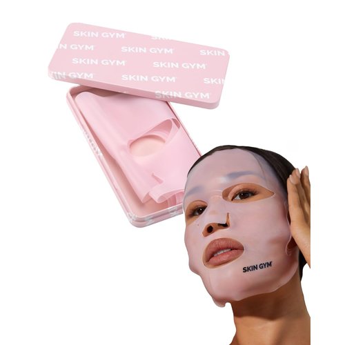 SKIN GYM Reusable Silicone Face Mask - Eco Friendly Silicone Mask to Supercharge Skincare, Silicone Mask Face for Overnight Treatment, Reussable Sheet Mask to Help Skincare Penetrate Skin